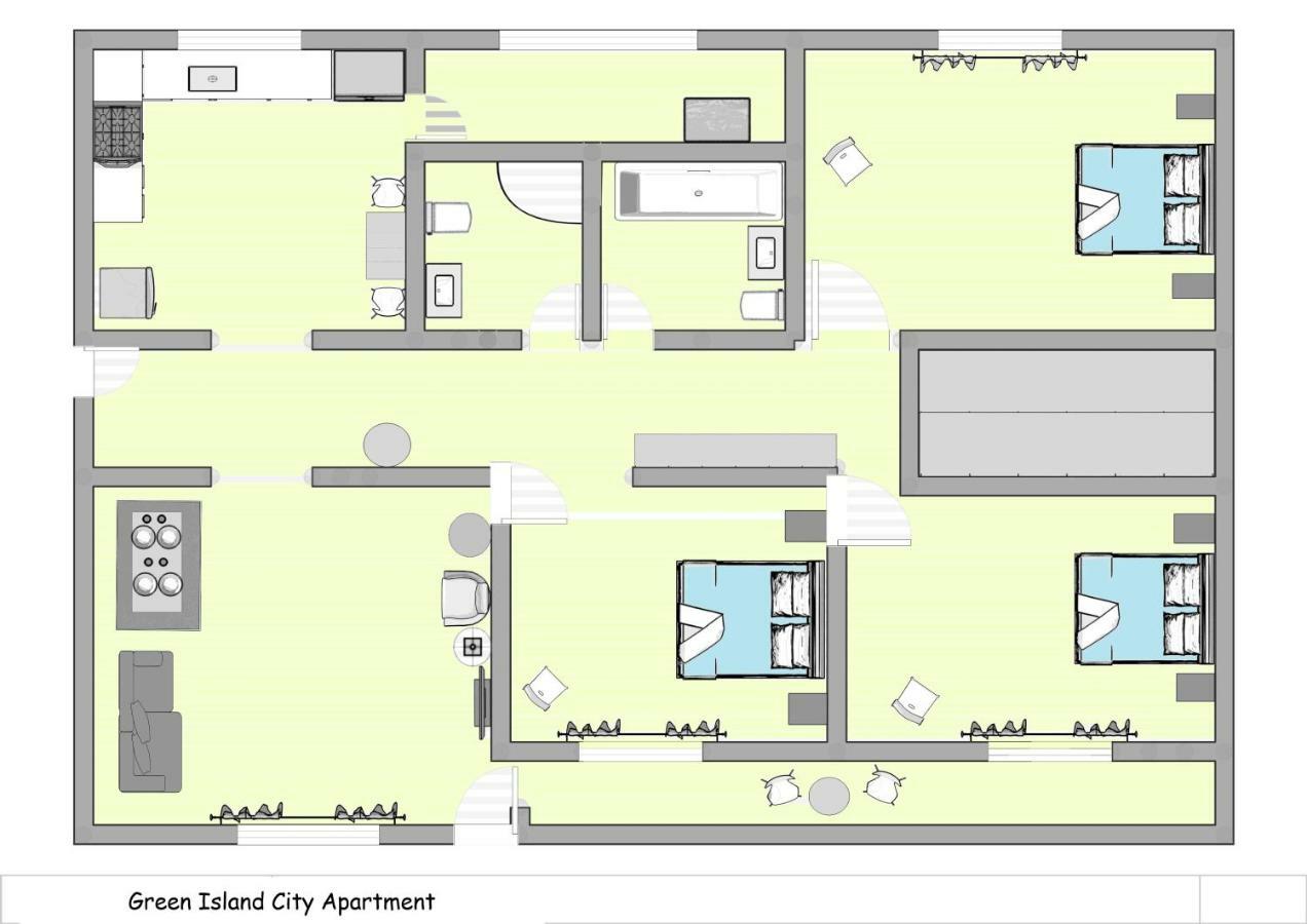 Green Island City Apartment 蓬塔德尔加达 外观 照片